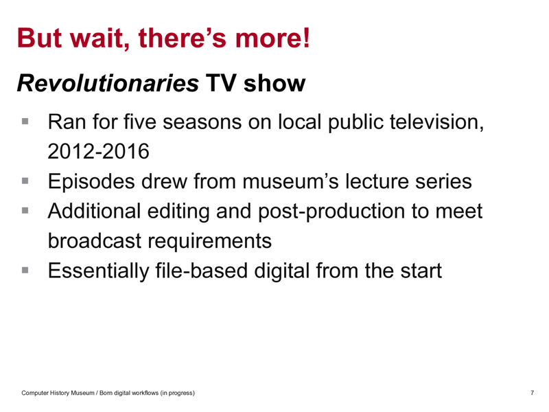 Slide 6: But wait, there's more!: Revolutionaries TV show